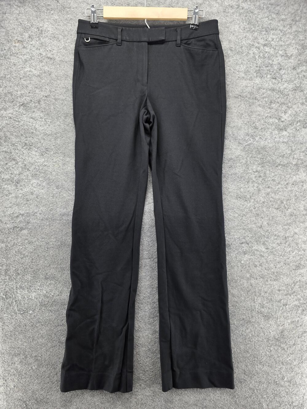White House Black Market Pants Womens 4 Black Bootcut Dress Slim 32.5 In